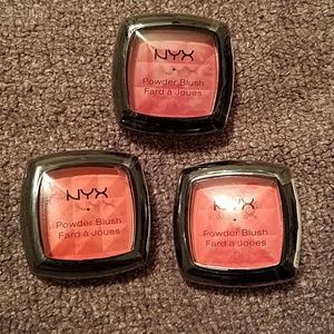 NYX Powder Blush (3x) - Desert Rose + Cinnamon